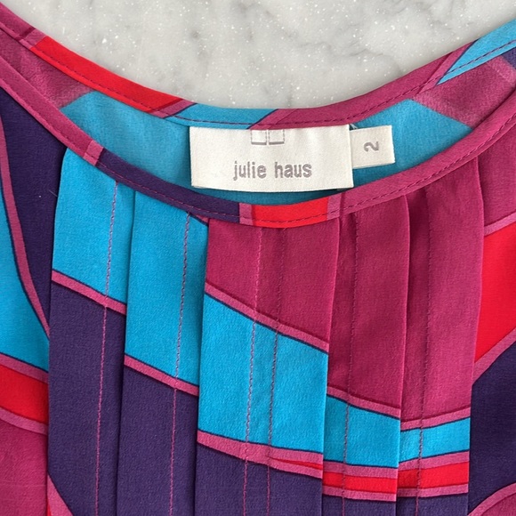 Vintage Julie Haus Graphic Silk Camisole - Picture 2 of 6